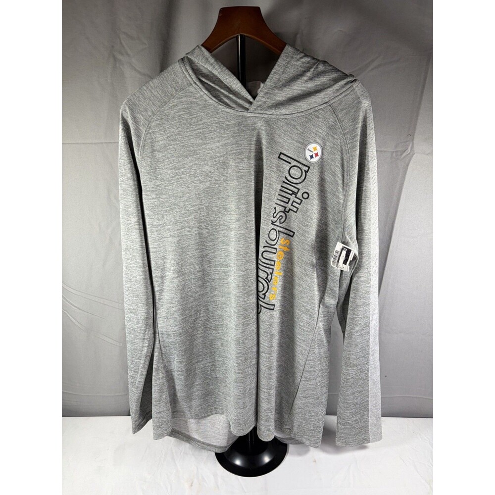 New NFL Pittsburgh Steelers Pullover Hoodie Tee Size Unisex 2XL